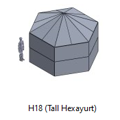 Tall Hexayurt
