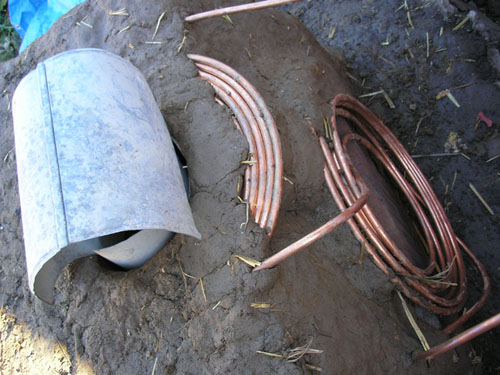 File:Cob Oven Hot Water Coil Before Cob.JPG