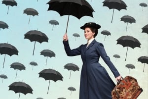 Mary Poppins Descending With Umbrellas.jpg