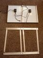 Fig.7-Two separate 4W solar panels ready to mount into custom frame.