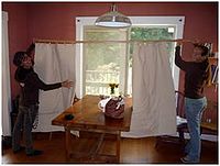 Figure 1: Still Hanging Curtains