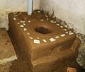fig c: Lorena cookstove made of rammed earth