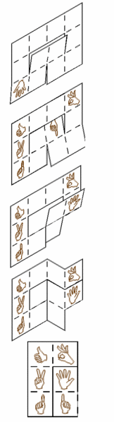 File:Cardboard folding puzzle easy hand.GIF