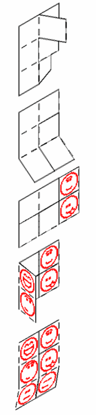 File:Cardboard folding puzzle difficult face 2.GIF