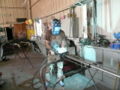 Fig 2b: Welding of Tower base