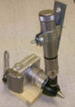 Fig. 2 A digital camera with macro lenses is mounted with a standard otoscope.
