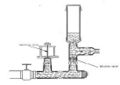그림 1A: 유압 램 펌프