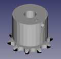9-tooth drive gear