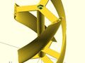 參數化螺旋 Darrieus 垂直軸風力發電機 - Mk2