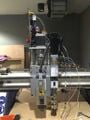 Installation of the extruder on the CNC milling machine