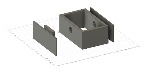 CAD for spring loaded mechanism