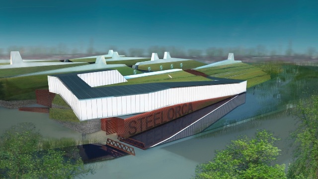 Concept drawing of Steel Orca data center