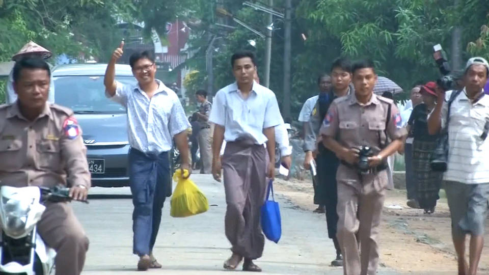 Reuters Journalists Released From Burmese Prison May 6 -2019.jpg