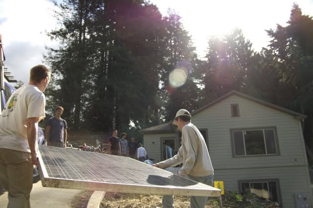 File:CCAT Solar Panels up the hill.jpg
