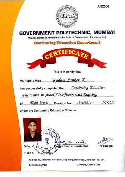 File:Autocad Certificate Sanket Kadam.pdf