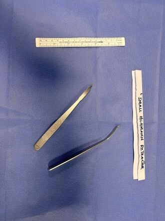 Small Hohmann retractor, second view