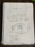Prototype of the photovoltaic system designed for the smaller greenhouse on Bayside Park Farm. This prototype was intended to show the overall layout of the project.