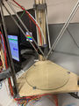 A picture of my operational 3-D printer