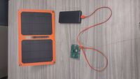 Step 5: Connect Raspberry Pi to charged battery bank or solar panel to power on.
