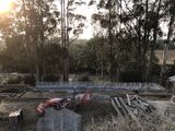 garden landscape A large agricultural learning area retained by 66 feet of gabions.