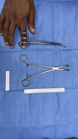 Artery forceps, first view
