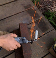 Figure 3: Making the Hand Crank