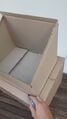 Place the base boxes together and mark the outline of the inner box.