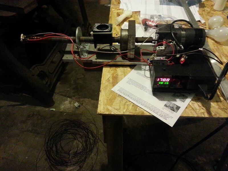 runing extruder