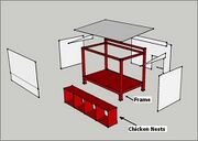 Coopatron 5000 A chicken coop designed to supplement the dietary needs of the inhabitants of the WaterPod