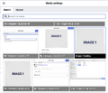 If you've already uploaded your file previously, look for it on the "Search" tab.