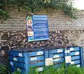 Community compost for making soil for rooftop garden