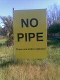 No pipe poster "there are better options"