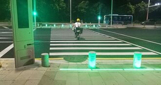 Luminous Zebra Crossing