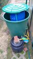 Above ground tank + sand filter