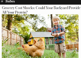 Grocery Cost Shocks: Could Your Backyard Provide All Your Protein?