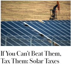 If You Can’t Beat Them, Tax Them: Solar Taxes Protect Non-Competitive Fossil Fuels In Alberta
