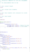 OpenCAD parameters