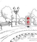 Estación de lavado de manos en parques