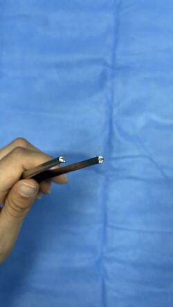 Toothed dissecting forceps, first view