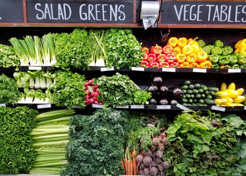 File:Salad greens and vegetables.jpg