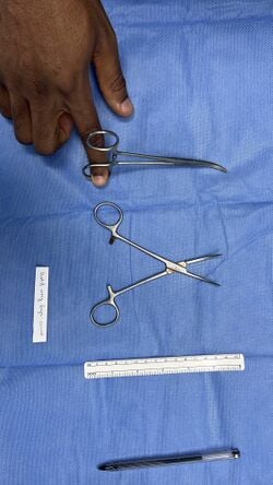 Dunhill artery forceps, second view