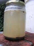 Fig. 6c: Jar 3 after test completed. Note that jar 3 has very minimal clay.