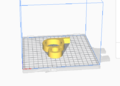 This is how the design looked on Ultimaker Cura