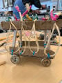 Fig 5: Prototype 1, side view of a small scaled cart