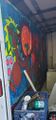 The mural was done on CCAT mayday while pedalers were powering the event.
