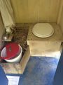 Inside view of another composting toilet at Haiti Communitere.