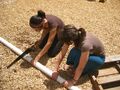 Fig.4b: Cutting PVC to length