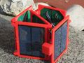 Foldable 5V solar panel to power or recharge portable devices