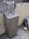 Bottom part of column
