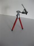 Binder clip mini tripod helping hand))